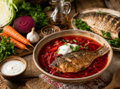 Борщ с карасями