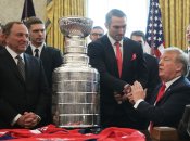 Александр Овечкин и Дональд Трамп пересекались в 2019 году после победы "Вашингтона" в плей-офф НХЛ