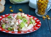 Салат получается пикантным