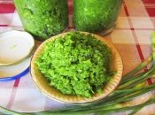 Паста из чесночных стрелок