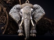 Амулет слона у далекосхідних культурах вважається символом багатства