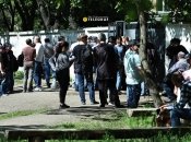 Біля столичного центру комплектування