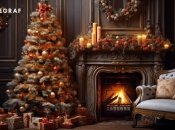 Чтобы елка простояла дольше, следует придерживаться простых правил (изображение создано с помощью ИИ)