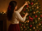 Прикрашання ялинки на Новий 2026 рік