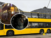 Двухэтажный автобус в Киеве