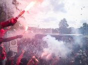 Вболівальники "Баєра" почали святкувати ще до початку матчу