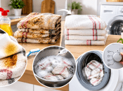 Стирка кухонных полотенец