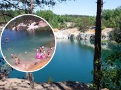 Коростишівський кар’єр — чудове місце для літнього відпочинку на лоні природи