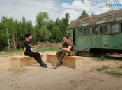 Боєць Олексій Назаров ("Психолог") та журналістка Вікторія Кушнір