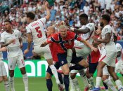 Эрлинг Холанд в игре против Англии