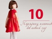 10 нарядных платьев для девочек на Новый год 2021