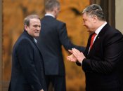 Арестованный нардеп Виктор Медведчук и экс-президент Петр Порошенко