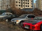 Кладбище заброшенных авто в Киеве