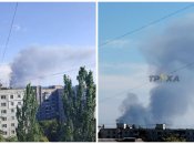 Пожежа біля Запоріжжя