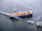 Мост после столкновения