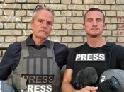 Машина шведських журналістів атакована дроном