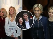 Бріжит Макрон та її діти — Себастьян, Лоранс і Тіфен