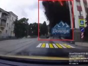 Ракета упала в нескольких метрах от прохожих