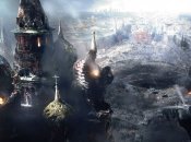 Разрушенная Красная площадь и Московский кремль. Иллюстрация