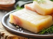 Даже при правильном хранении, сало может пожелтеть (изображение создано с помощью ИИ)