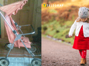 Детская коляска времен СССР