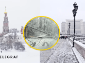 Квітневий сніг завдає клопоту росіянам