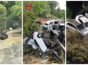 Машины в "мясорубке", а люди в эвакуации: мощнейший ливень устроил россиянам армагеддон (видео)