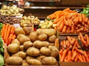 Овощи в магазине