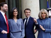 Встреча Макронов с Вэнсами