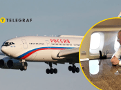 Володимир Путін у літаку