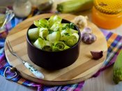 Маринованные кабачки с чесноком