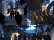 Ситуация на территории церкви остается напряженной из-за угрозы штурма