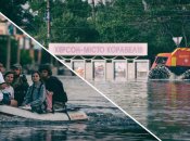 Людей из зоны подтопления вывозят спецтехникой и лодками