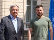 Антоніо Гуттереш та Володимир Зеленський