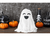 Мастер-класс: как сделать привидение из марли на Хеллоуин