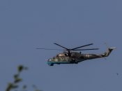 Белорусский вертолет в Польше