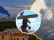 Пылает в порту