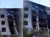 Наслідки російського обстрілу  у м. Оріхів та селі Преображенка