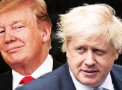 Дональд Трамп и Борис Джонсон (слева направо)