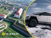 Во Львовской области заметили необычную Tesla Cybertruck