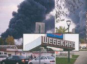 Дым виднеется за много километров от места возгорания