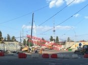 Упавшие пролеты Дегтяревского моста