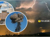 Злива та гроза у Києві