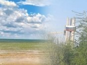 В Геническе на стеллу повесили триколор