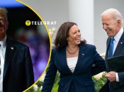 Дональд Трамп, Камала Гарріс та Джо Байден