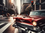 Автомобиль на перекрестке