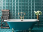 Брудні шви між плиткою псують весь інтер'єр ванни  (зображення створено за допомогою ШІ)