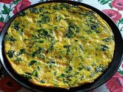 Омлет зі шпинатом