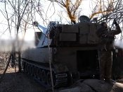 САУ Paladin работает на передовой