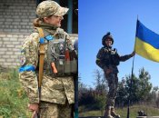 Анастасия Блыщик, которая служит в ТрО, уже почувствовала разницу между мужской (слева) и женской формой